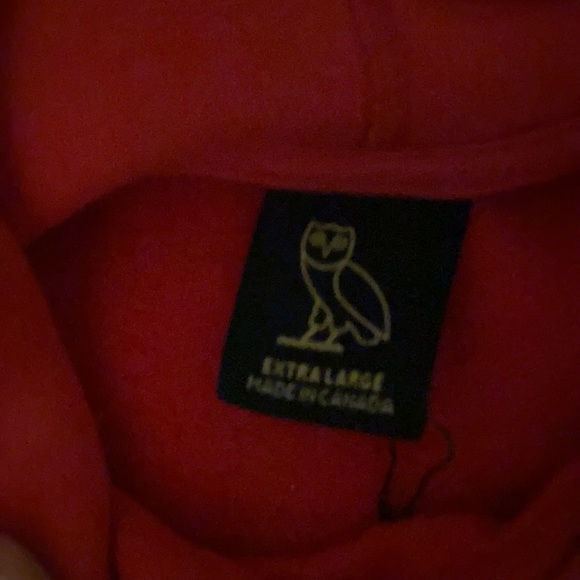 Red OVO owl hoodie bought in Vancouver BC - Picture 2 of 3